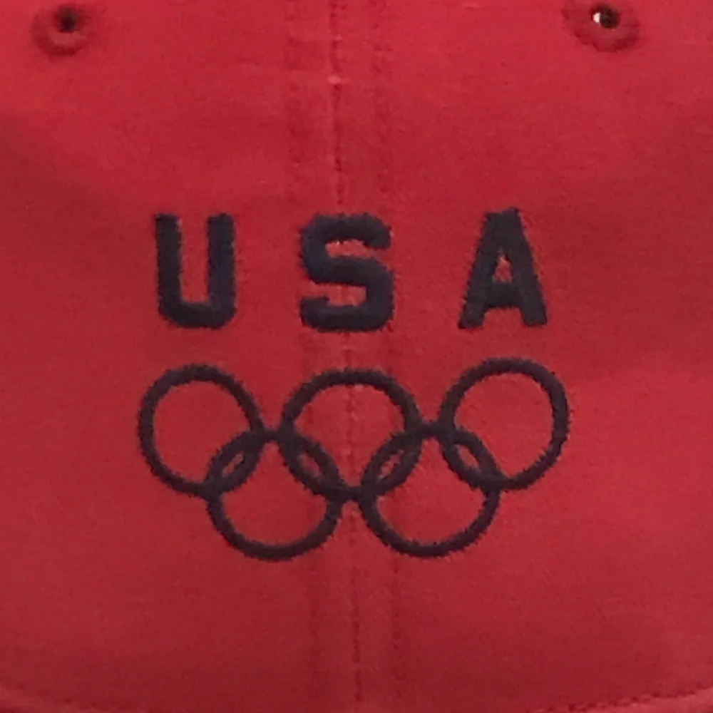 K-Products Adjustable Red USA Olympic Cap